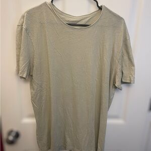 All Saints Light Tan Short Sleeve Tee